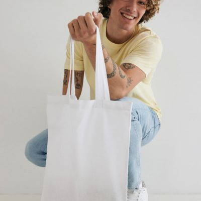 Impact AWARE™ Recycled cotton tote 145g