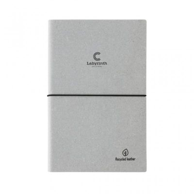 A5 GRS recycled leather notebook