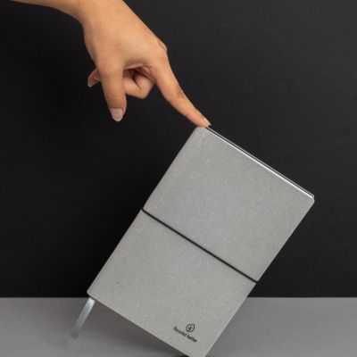 A5 GRS recycled leather notebook