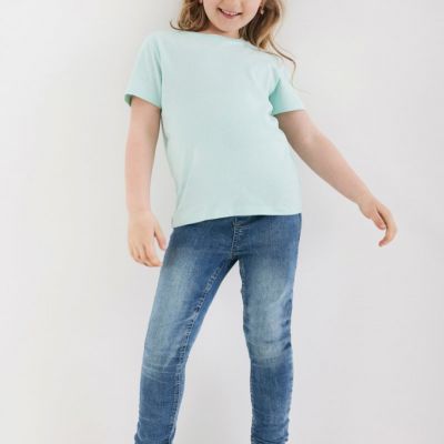 Iqoniq Koli kids lightweight recycled cotton t-shirt