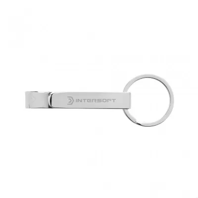 RCS recycled zinc alloy bottle opener keychain