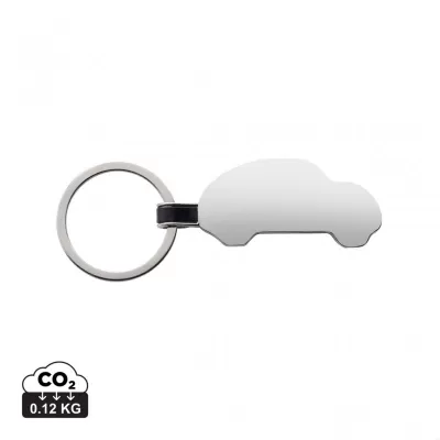 RCS recycled zinc alloy car keyring