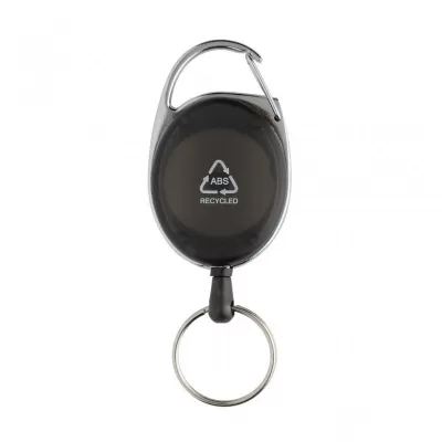 RCS recycled ABS roller clip keychain