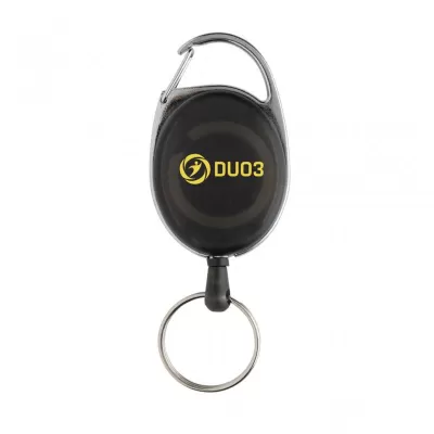 RCS recycled ABS roller clip keychain
