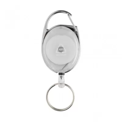 RCS recycled ABS roller clip keychain