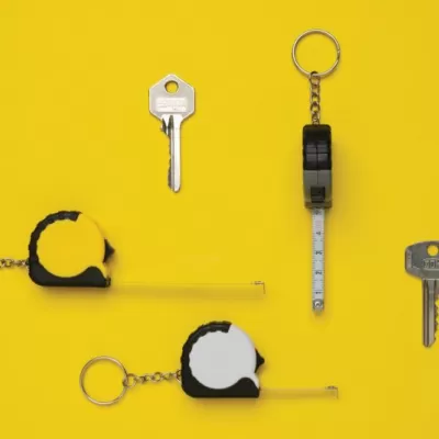 MeasureMate RCS reycled ABS 1 meter tape keychain