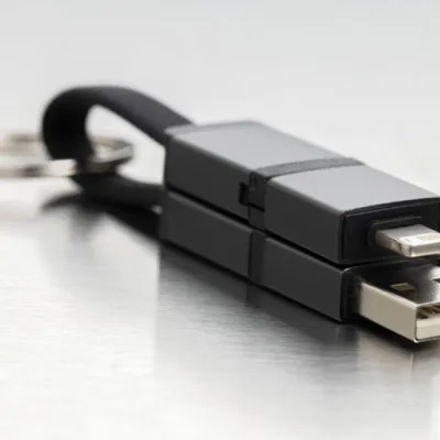 Terra recycled aluminium 4 in 1 60W fast charging cable