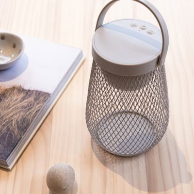 Aurora RCS recycled plastic USB re-chargeable table lamp