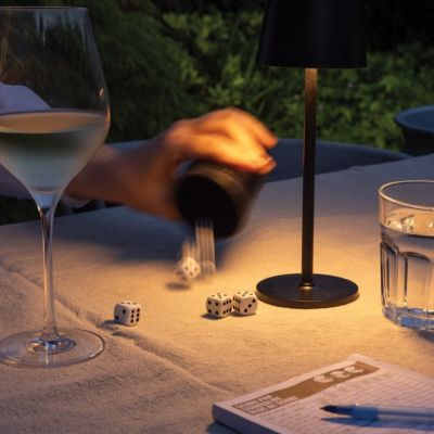 Zenic RCS recycled plastic USB re-chargable table lamp
