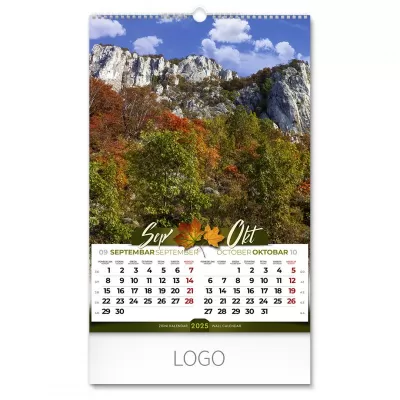 PRIRODA 01, zidni kalendar: 7 listova, dvomesečni
