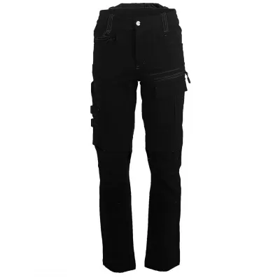 PANTHER PANTS W, elastične radne pantalone, crna
