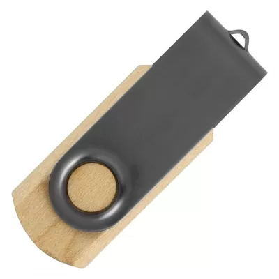 SMART WOOD, usb flash memorija, siva, 128GB