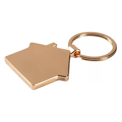 HOUSE ROSE GOLD, privezak za ključeve, roze zlatni