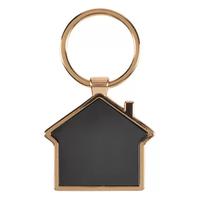 HOUSE ROSE GOLD, privezak za ključeve, roze zlatni