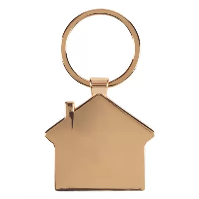 HOUSE ROSE GOLD, privezak za ključeve, roze zlatni
