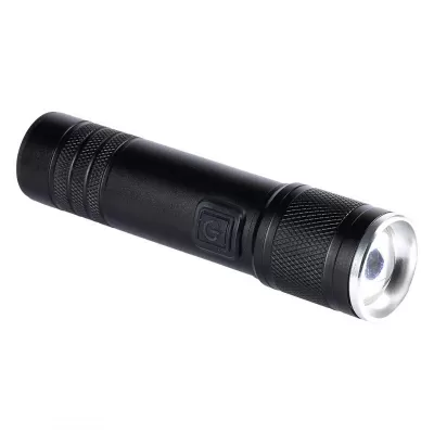 DYNAMO, punjiva baterijska lampa (1 led), crna