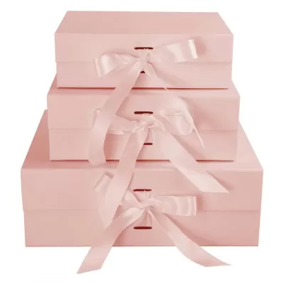 GRACE, samosklopiva poklon kutija sa magnetom, roze