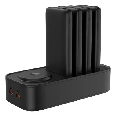 REVOLUTION, pomoćna stanica sa baterijama 4 x 10.000 mah, 65w, crna