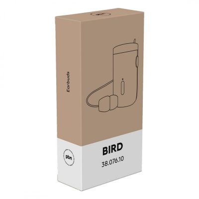 BIRD, bežične stereo slušalice, crne