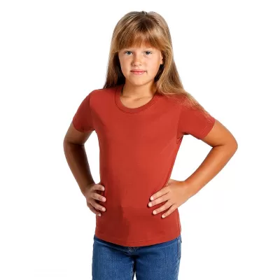 TERRA KID, dečja majica od organskog pamuka, 150g/m2, karamel