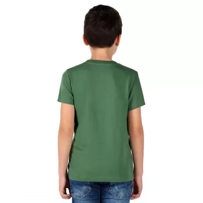 TERRA KID, dečja majica od organskog pamuka, 150g/m2, zelena