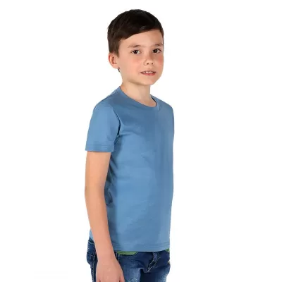 TERRA KID, dečja majica od organskog pamuka, 150g/m2, svetlo plava
