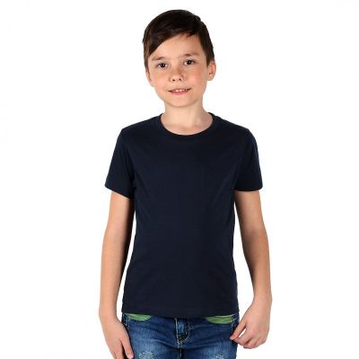 TERRA KID, dečja majica od organskog pamuka, 150g/m2, plava