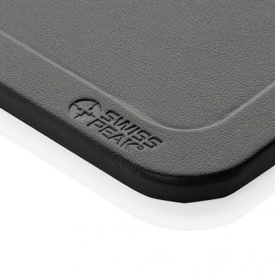 Swiss Peak 3 in 1 RCS recycled PU wireless charger desk tray