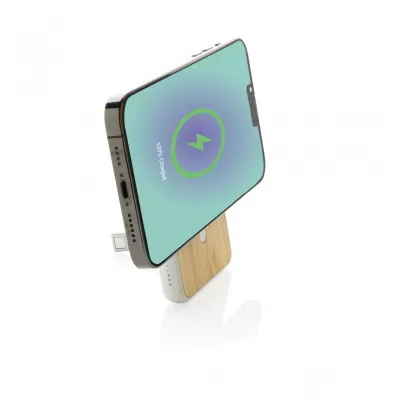 Zen RCS rplastic 5000 mah 5W magnetic bamboo powerbank