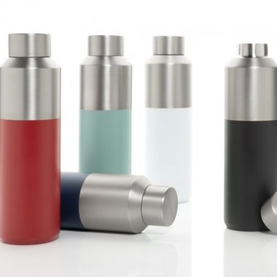 Fluid RCS certified recycled steel water bottle 600ml