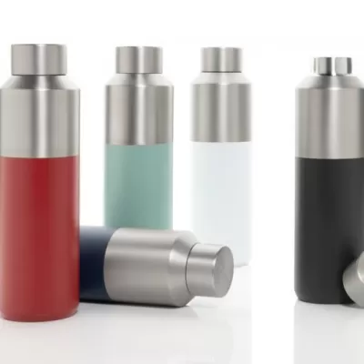 Fluid RCS certified recycled steel water bottle 600ml