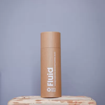 Fluid RCS certified recycled steel water bottle 600ml