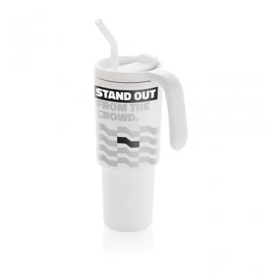 Graphic 360 RCS certified recycled steel tumbler 900ml