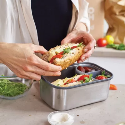 Black+Blum Stainless Steel Sandwich Box Large