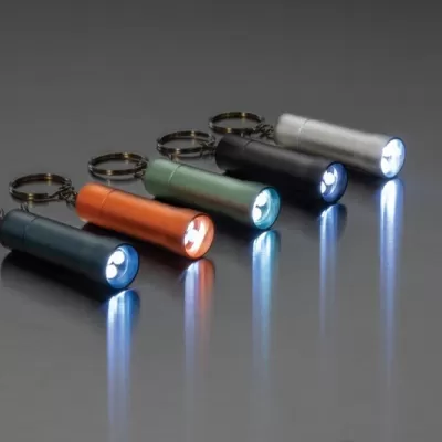 Flash RCS recycled aluminium keychain torch