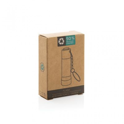 Flash RCS recycled aluminium keychain torch