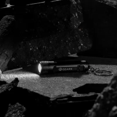 Gear X rechargeable ultra bright keychain torch