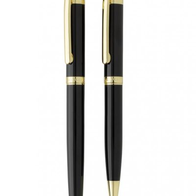 Swiss Peak Luca RCS recycled brass deluxe pen set