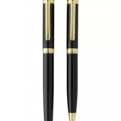 Swiss Peak Luca RCS recycled brass deluxe pen set
