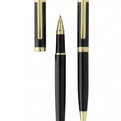Swiss Peak Luca RCS recycled brass deluxe pen set