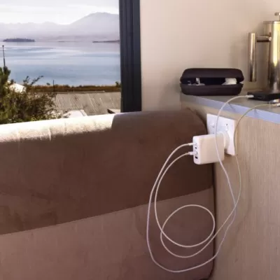 TravelCharge Pro RCS rplastic travel charger with USB C