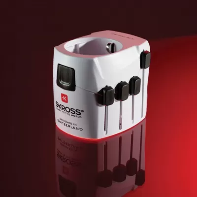 SKROSS Pro 3-Pole World Travel Adapter