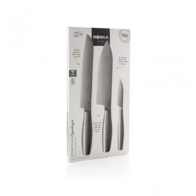 BOSKA Kitchen Knives Copenhagen, set of 3