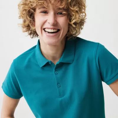 Iqoniq Yosemite women recycled cotton pique polo