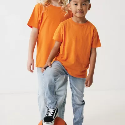 Iqoniq Koli kids lightweight recycled cotton t-shirt