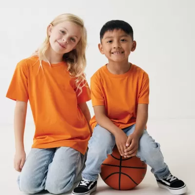 Iqoniq Koli kids lightweight recycled cotton t-shirt