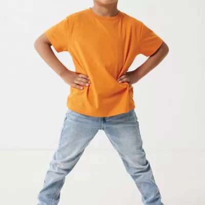Iqoniq Koli kids lightweight recycled cotton t-shirt