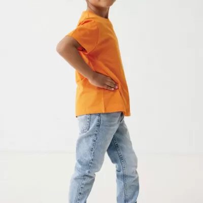 Iqoniq Koli kids lightweight recycled cotton t-shirt