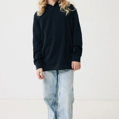 Iqoniq Yengo kids recycled cotton hoodie with sidepockets