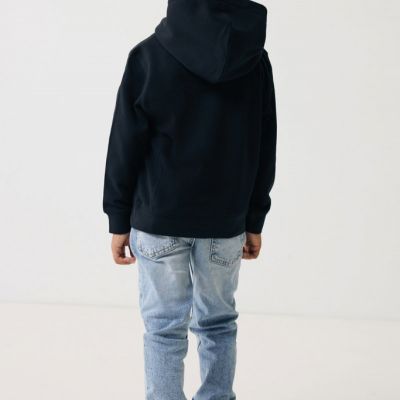Iqoniq Yengo kids recycled cotton hoodie with sidepockets